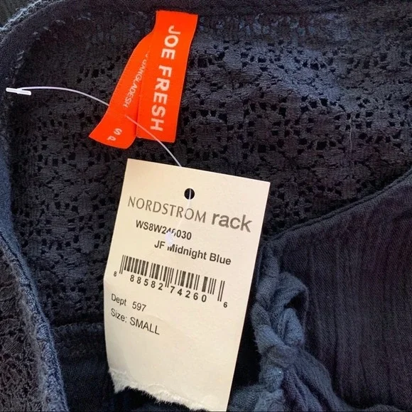 NWT Joe Fresh Tassel Trim Top Size Small - Picture 4 of 6